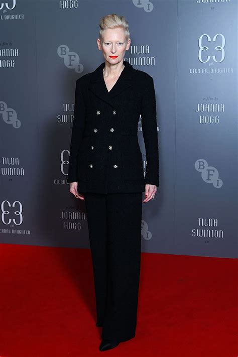 Tilda Swinton Wore Chanel Haute Couture To 'The Room Next 